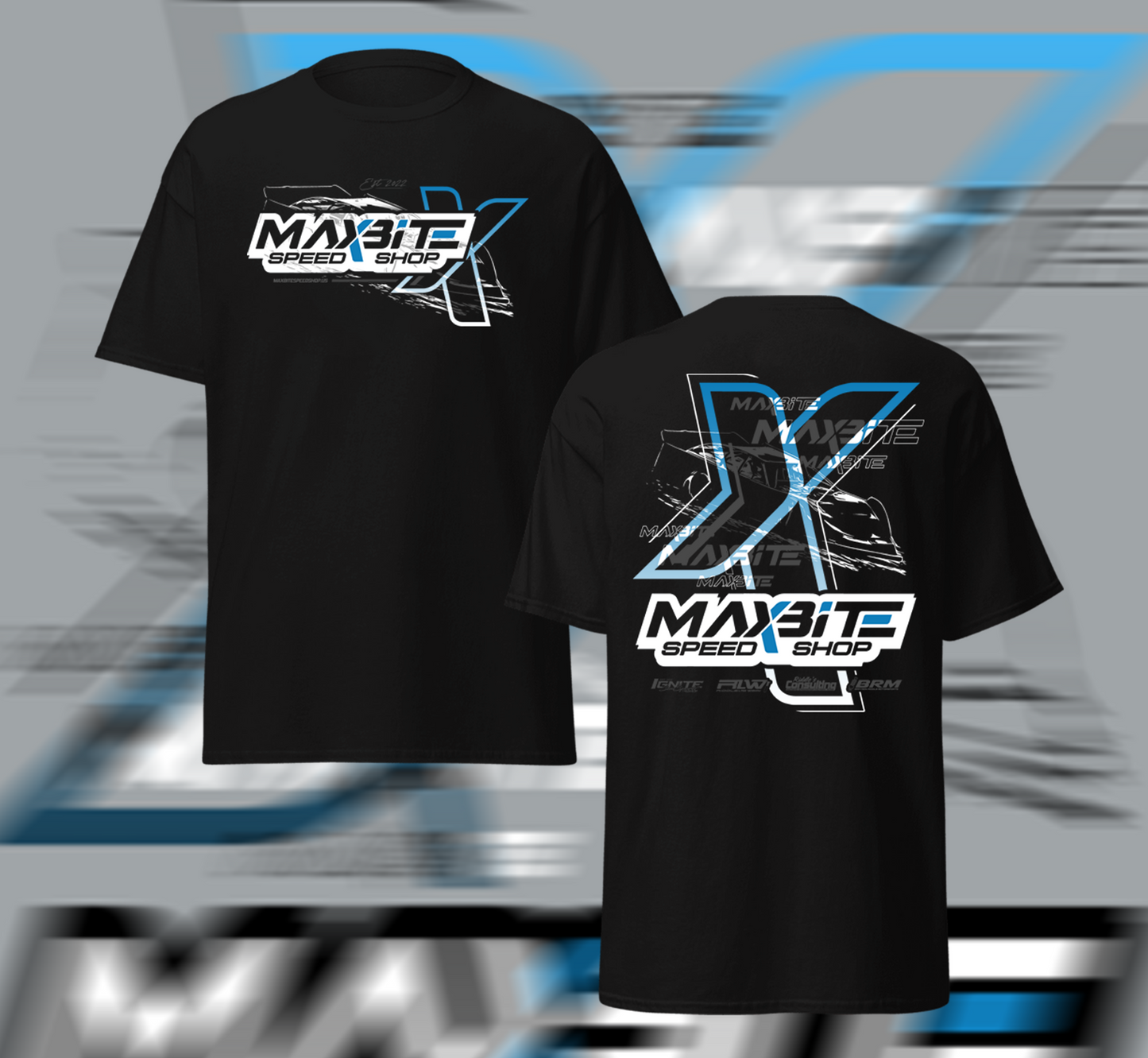 T-shirt noir Maxbite