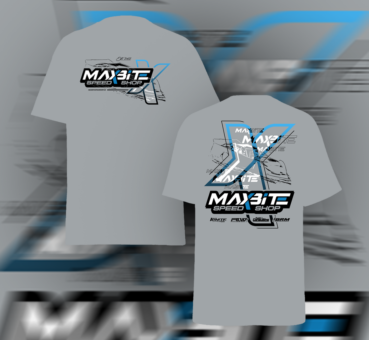 Maxbite Charcoal T-Shirt