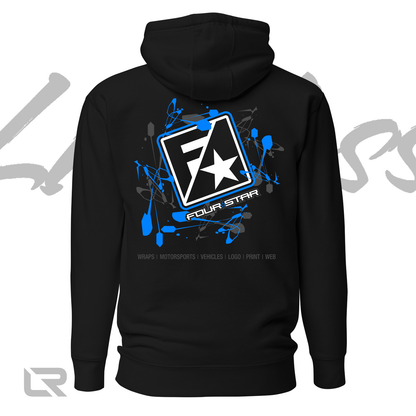 4Star Paint Splatter Hoodie