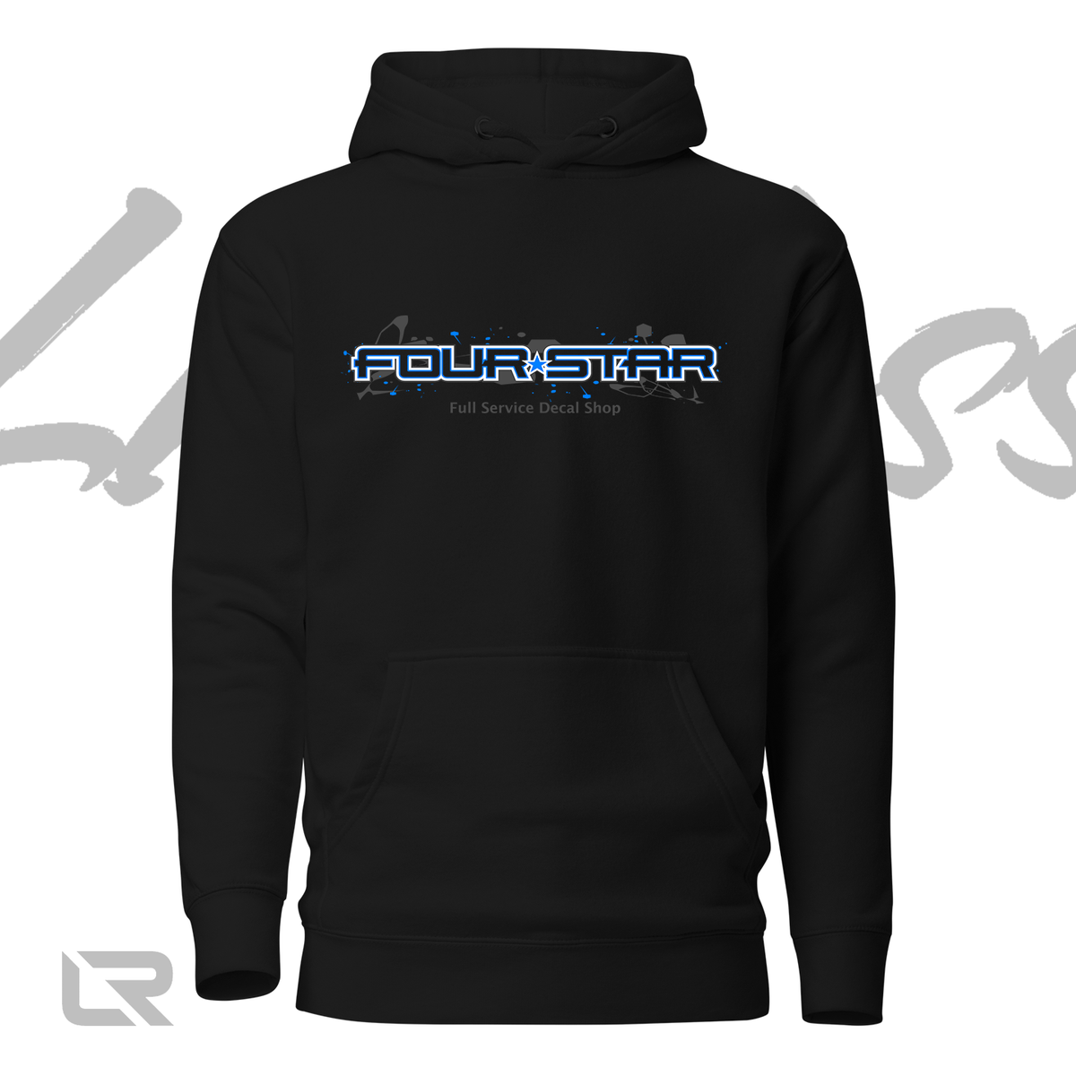 4Star Paint Splatter Hoodie