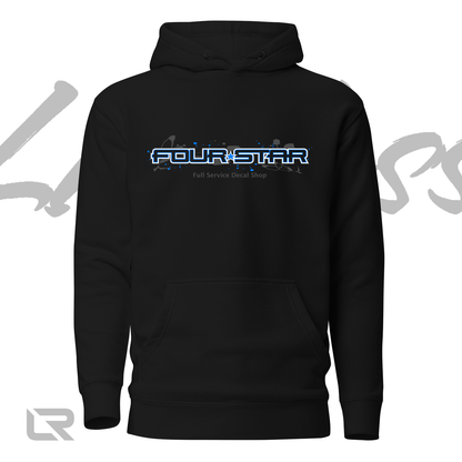 4Star Paint Splatter Hoodie