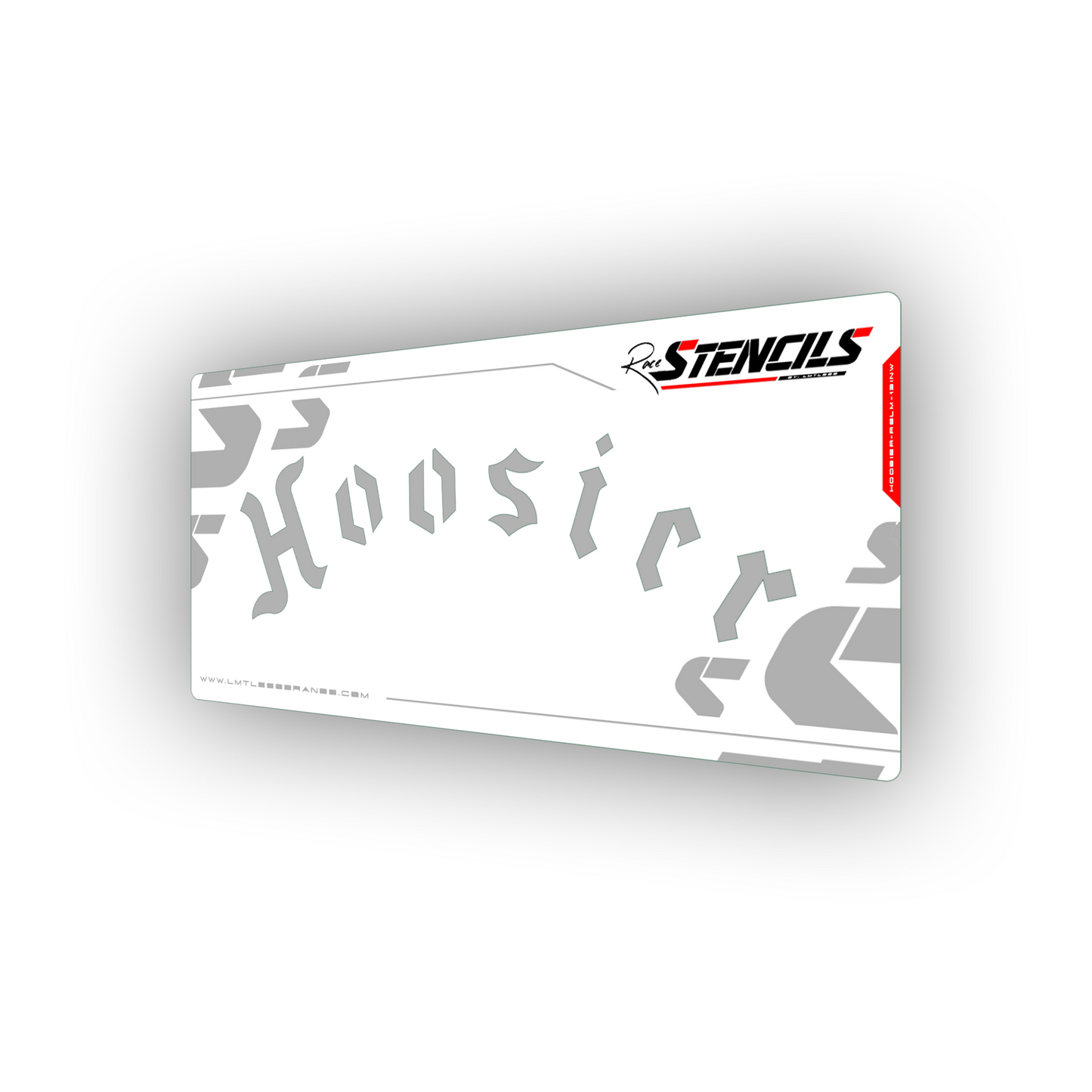 Dirt Late Model Hoosier Rightside 13 Inch Wheel Stencil