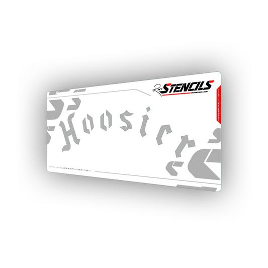 Dirt Late Model Hoosier Rightside 13 Inch Wheel Stencil