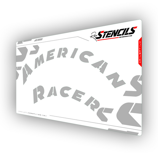 Dirt Late Model American Racer BT Leftside Stencil
