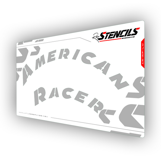 Dirt Late Model American Racer BT RR Stencil